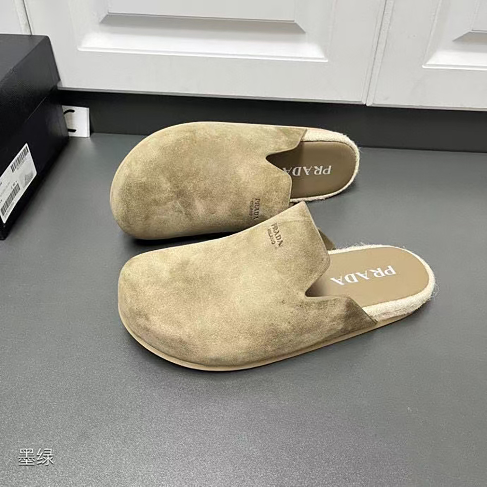 Prada Suede mules