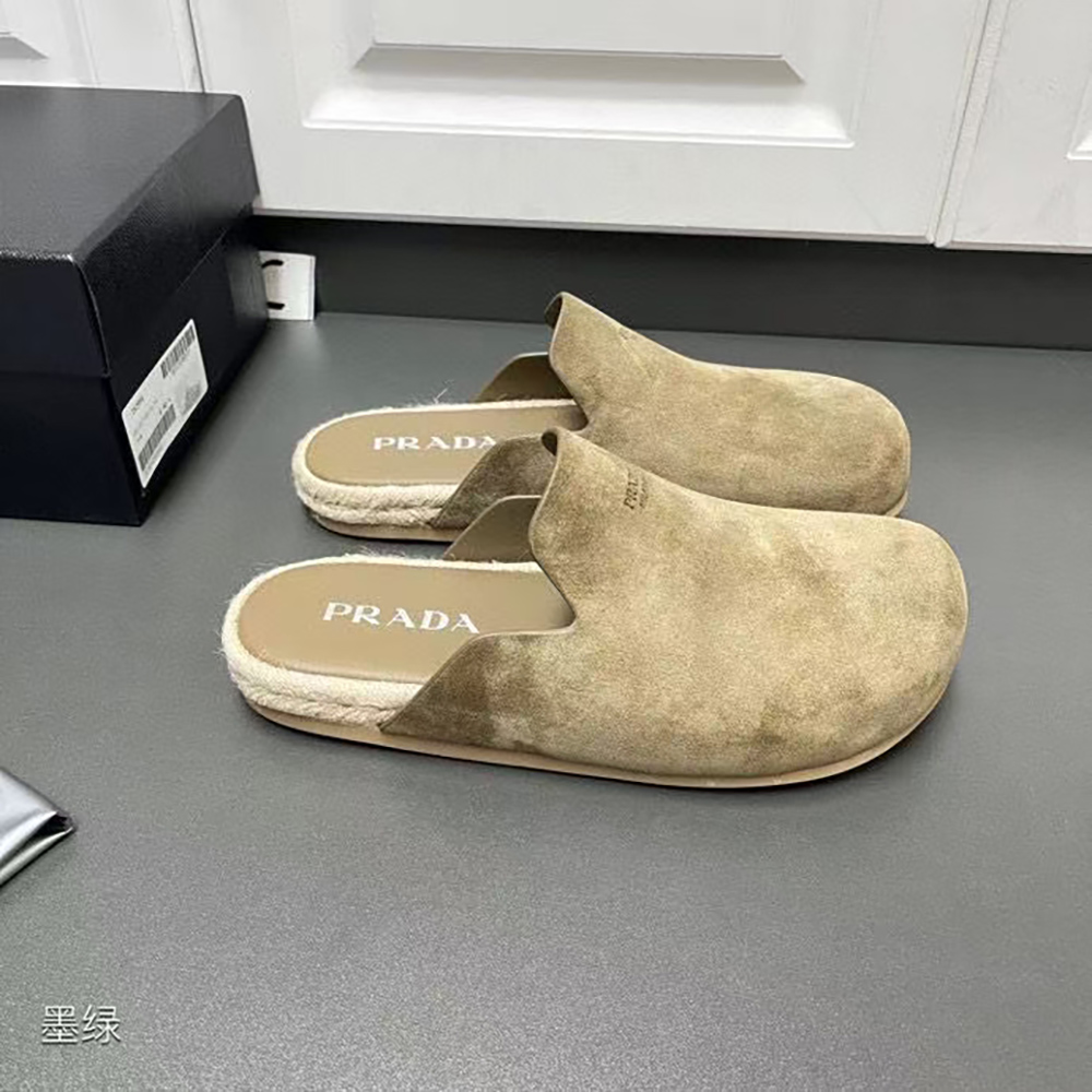 Prada Suede mules