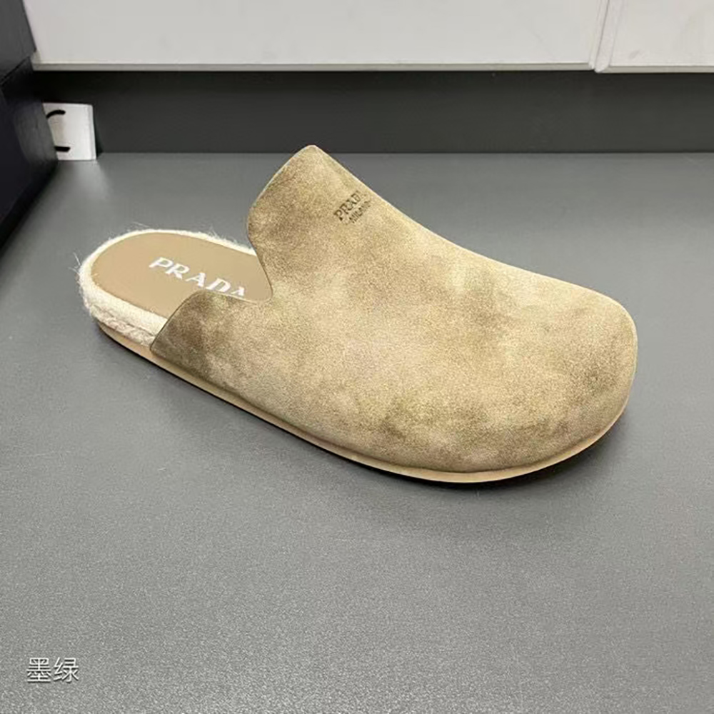 Prada Suede mules