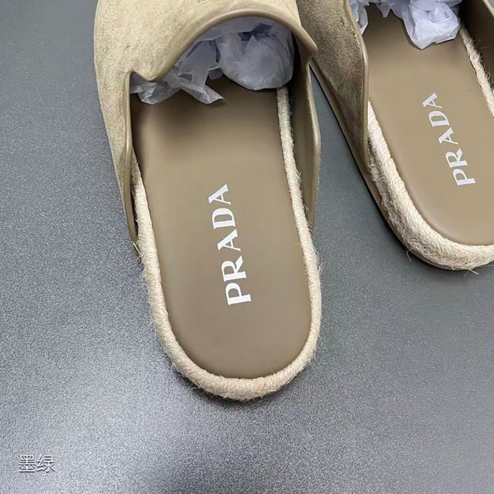Prada Suede mules