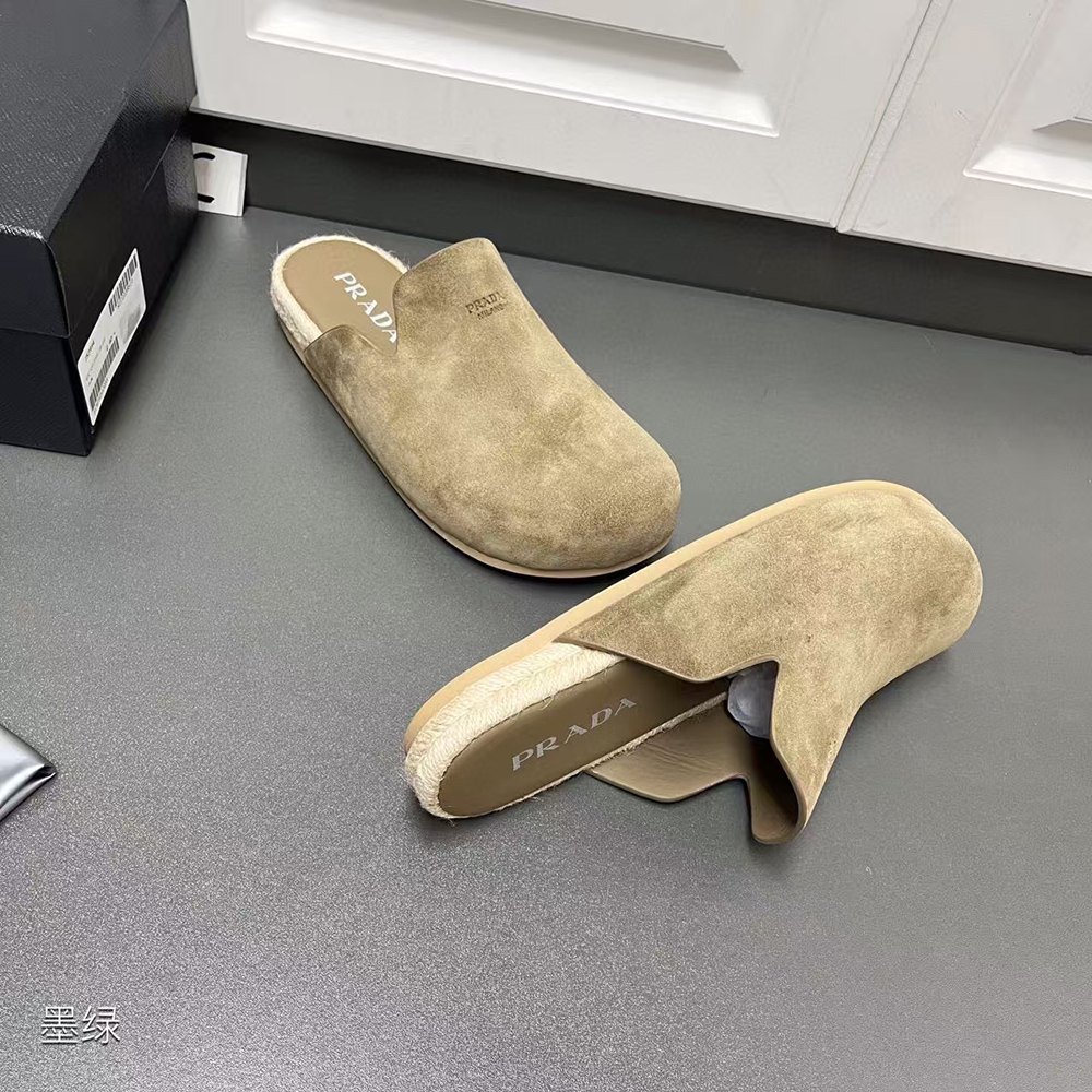 Prada Suede mules