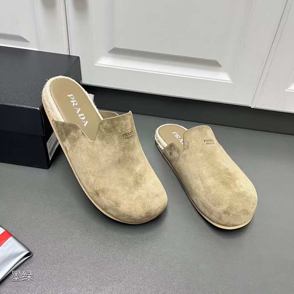 Prada Suede mules