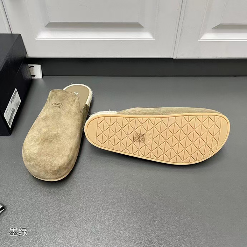 Prada Suede mules